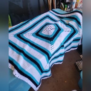 Full size crochet blanket